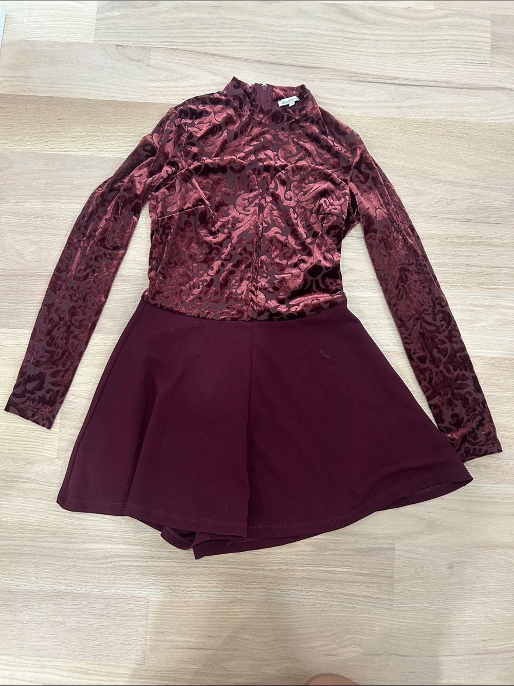 MAROON ROMPER